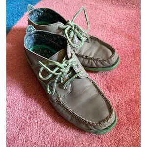 Gray and Teal Sperry Top-Siders Women's size 8